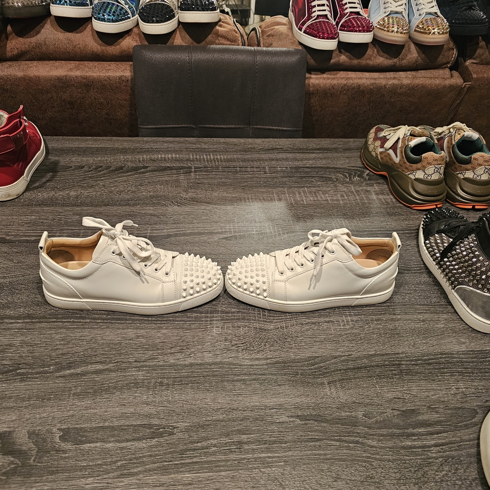 White Christian Louboutin